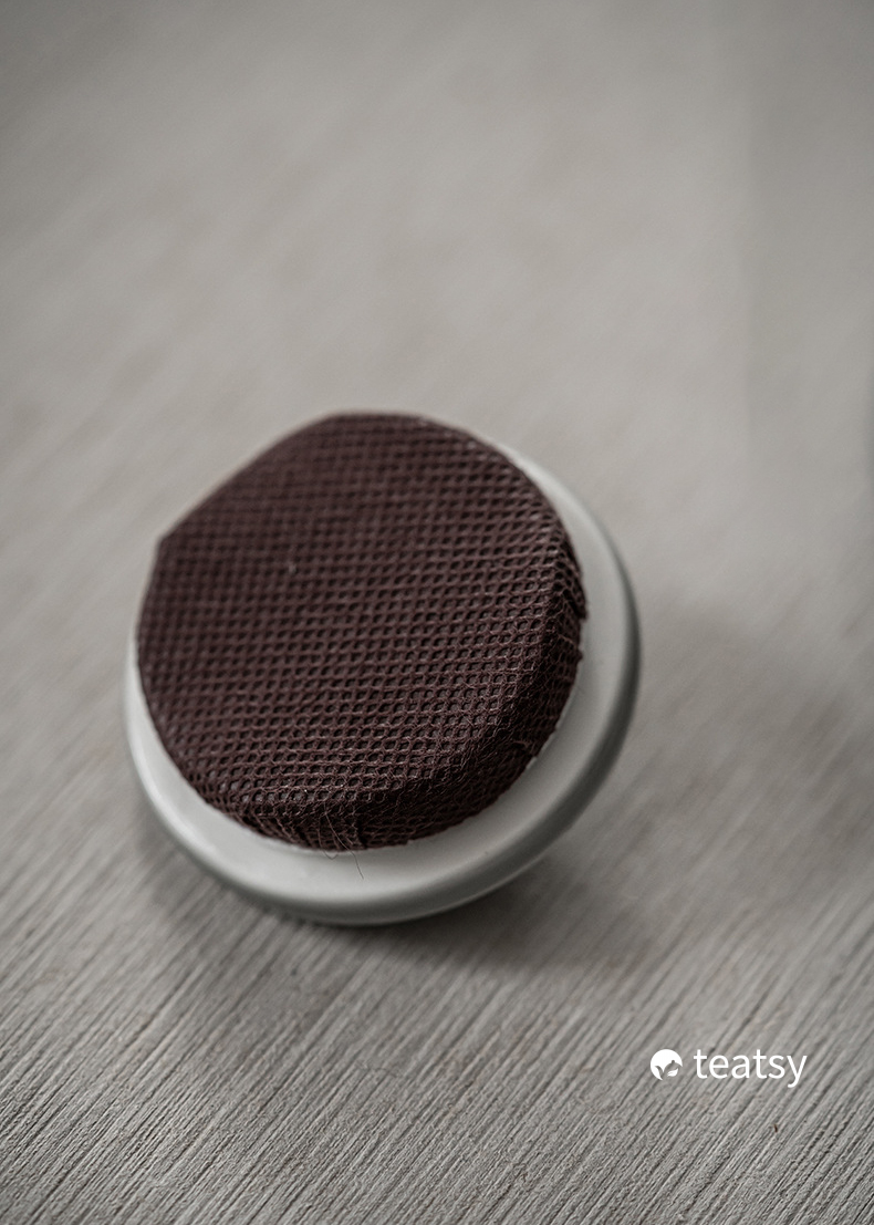 [SALE]"Quiet Bamboo" Handmade Ice-gray Glaze Ceramic Tea Canister-TeaTsy Official Website