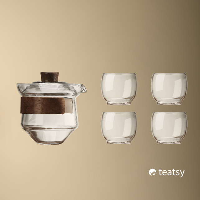 "Nostalgia" - Antique Style High-borosilicate Glass Tea Set-TeaTsy Official Website