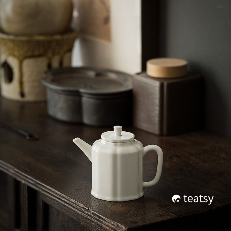 Single Dehua White Porcelain Teapot-TeaTsy Official Website