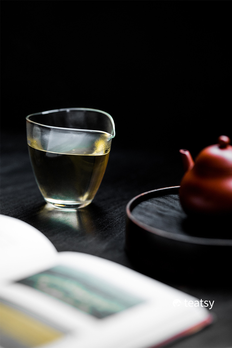 [SALE]“Water Drop” - Heat-Resistant Glass Pitcher/Gong Dao Bei-TeaTsy Official Website