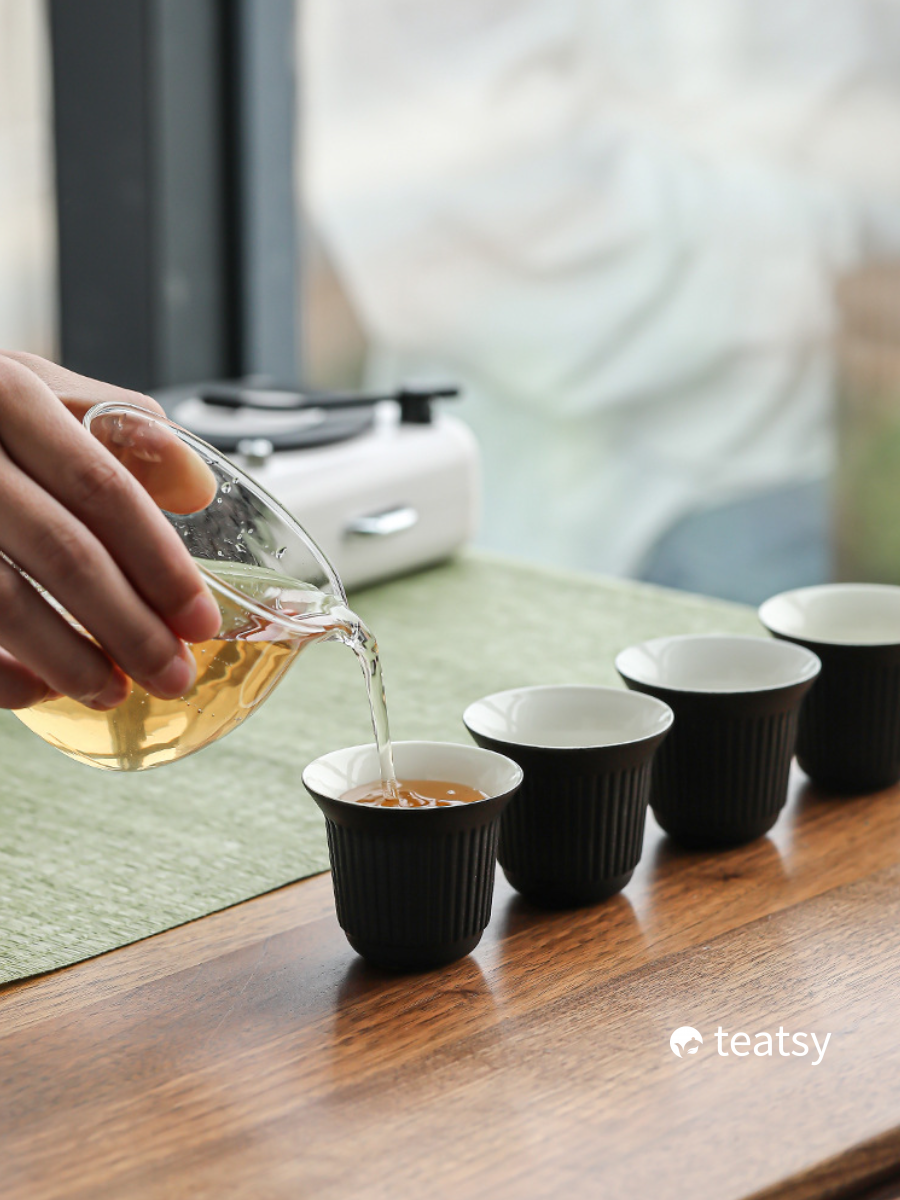 [SALE]“Red-crowned Crane” - Japanese Style Hand-made Ceramic Travel Tea Set-TeaTsy Official Website