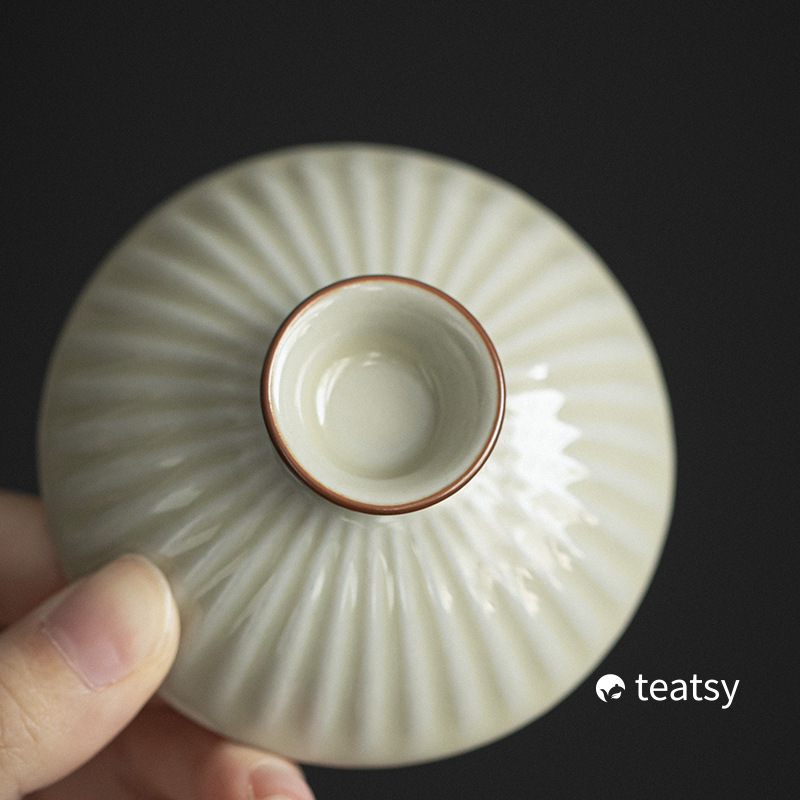 [SALE]“Chrysanthemum” - Handmade Mihe Glaze Gaiwan (100ml)-TeaTsy Official Website