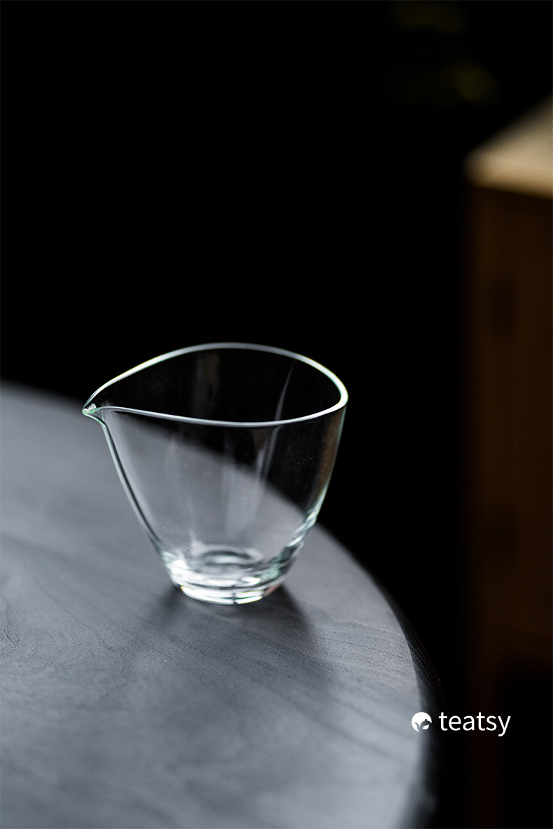 [SALE]“Water Drop” - Heat-Resistant Glass Pitcher/Gong Dao Bei-TeaTsy Official Website