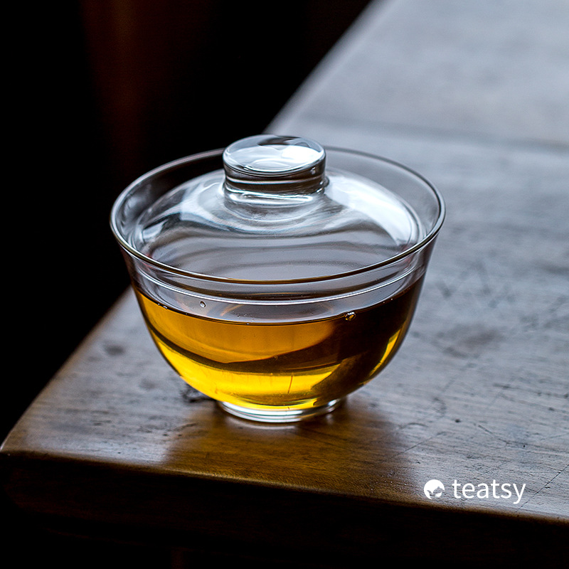 "Serendipity" - High borosilicate glass Gaiwan-TeaTsy - For A Good Cup of Tea