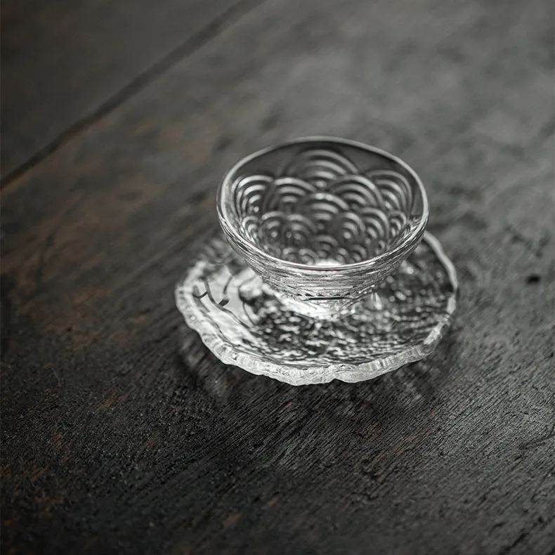"Ocean Wave" - High-grade Borosilicate Heat-Resistant Glass Tea Cup-TeaTsy Official Website