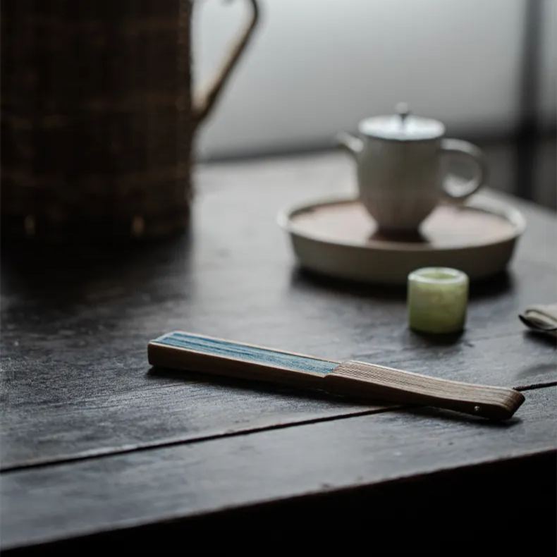 “Deep Ocean” - Antique Style Handmade Folding Fan-TeaTsy Official Website