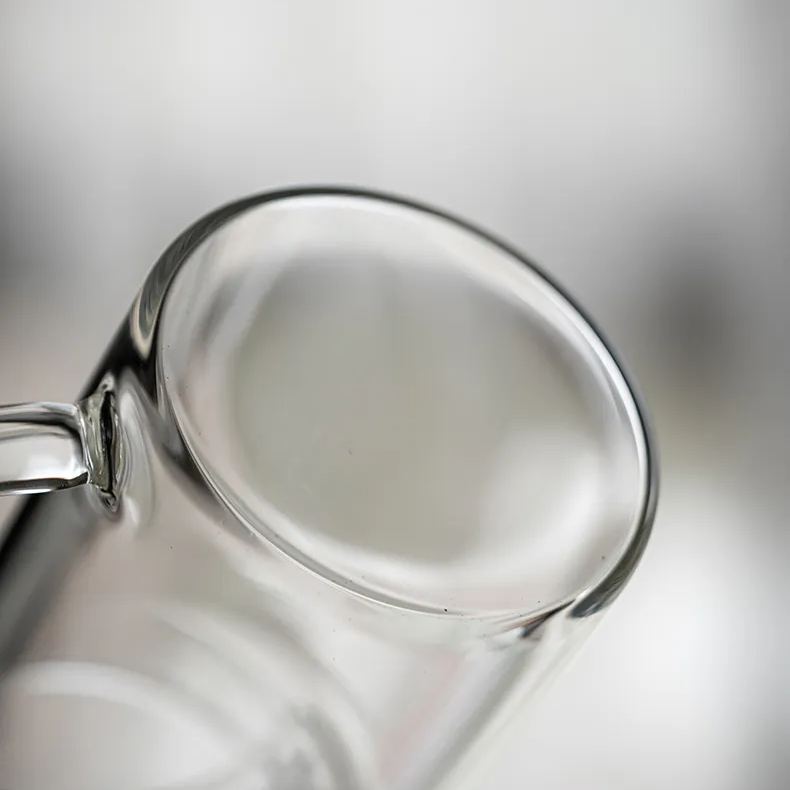 "Crescent" - High-grade Borosilicate Heat-Resistant Glass Tea Mug with Filter-TeaTsy Official Website