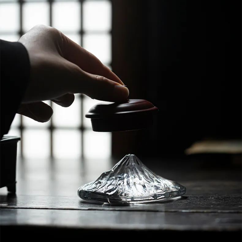 [Gift Season FLASH Deal]"Fuji Mountain" - High Borosilicate Glass Incense Holder-TeaTsy Official Website