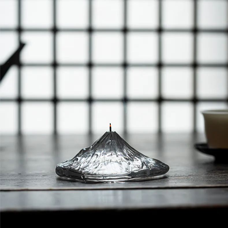 [Gift Season FLASH Deal]"Fuji Mountain" - High Borosilicate Glass Incense Holder-TeaTsy Official Website