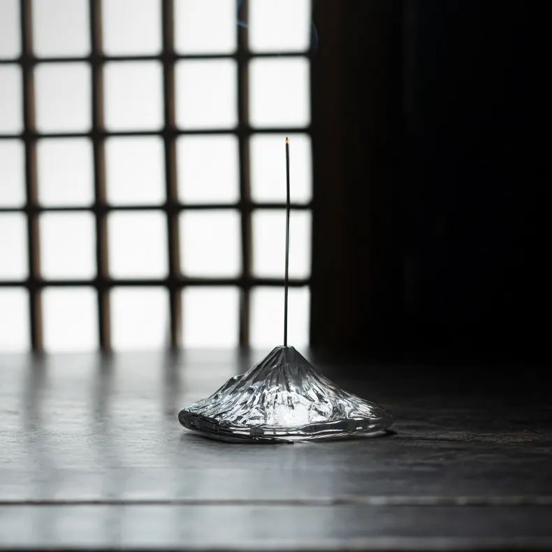 [Gift Season FLASH Deal]"Fuji Mountain" - High Borosilicate Glass Incense Holder-TeaTsy Official Website