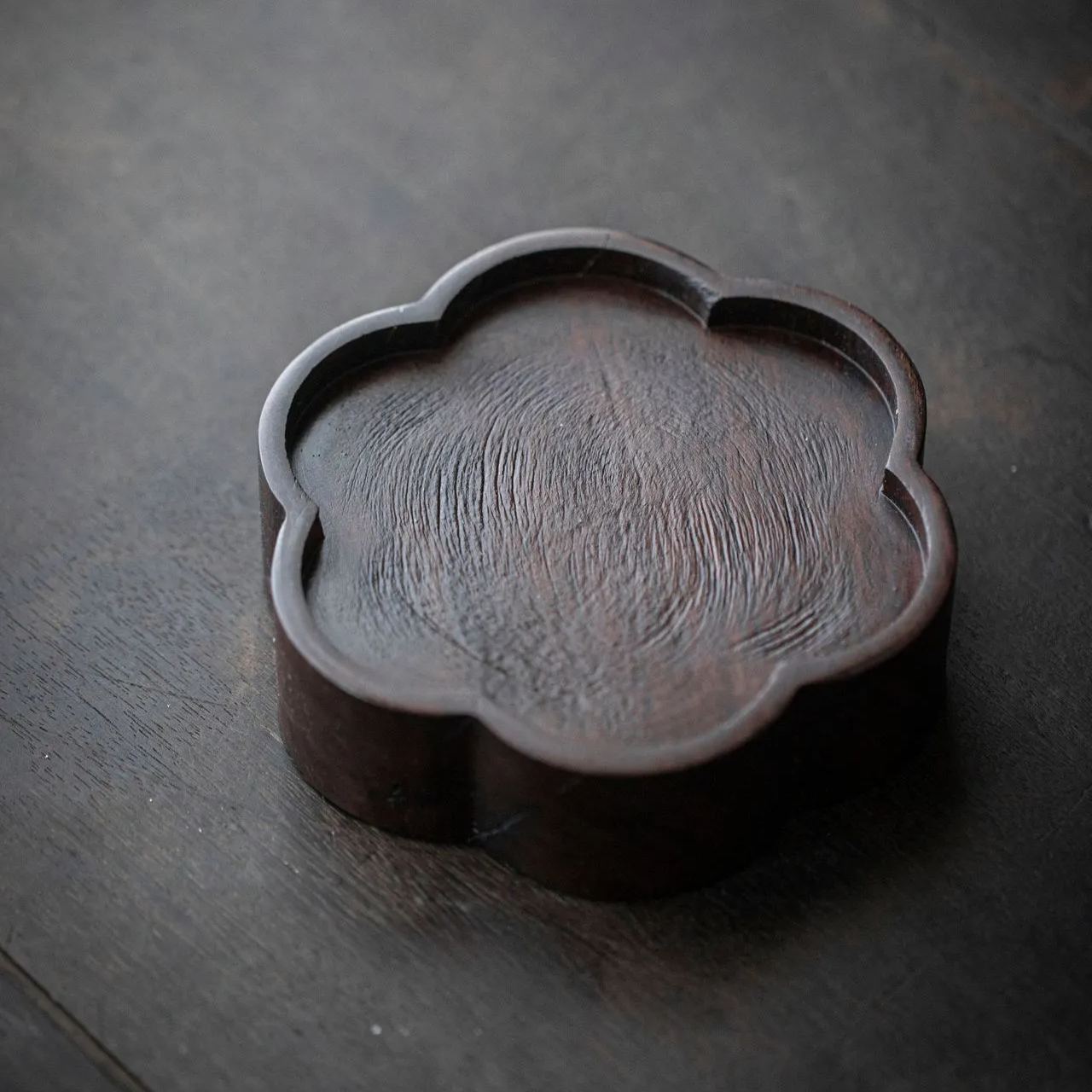 "Wood Talk" - Handmade Solid Ebonized Wood Tea Tray-TeaTsy Official Website