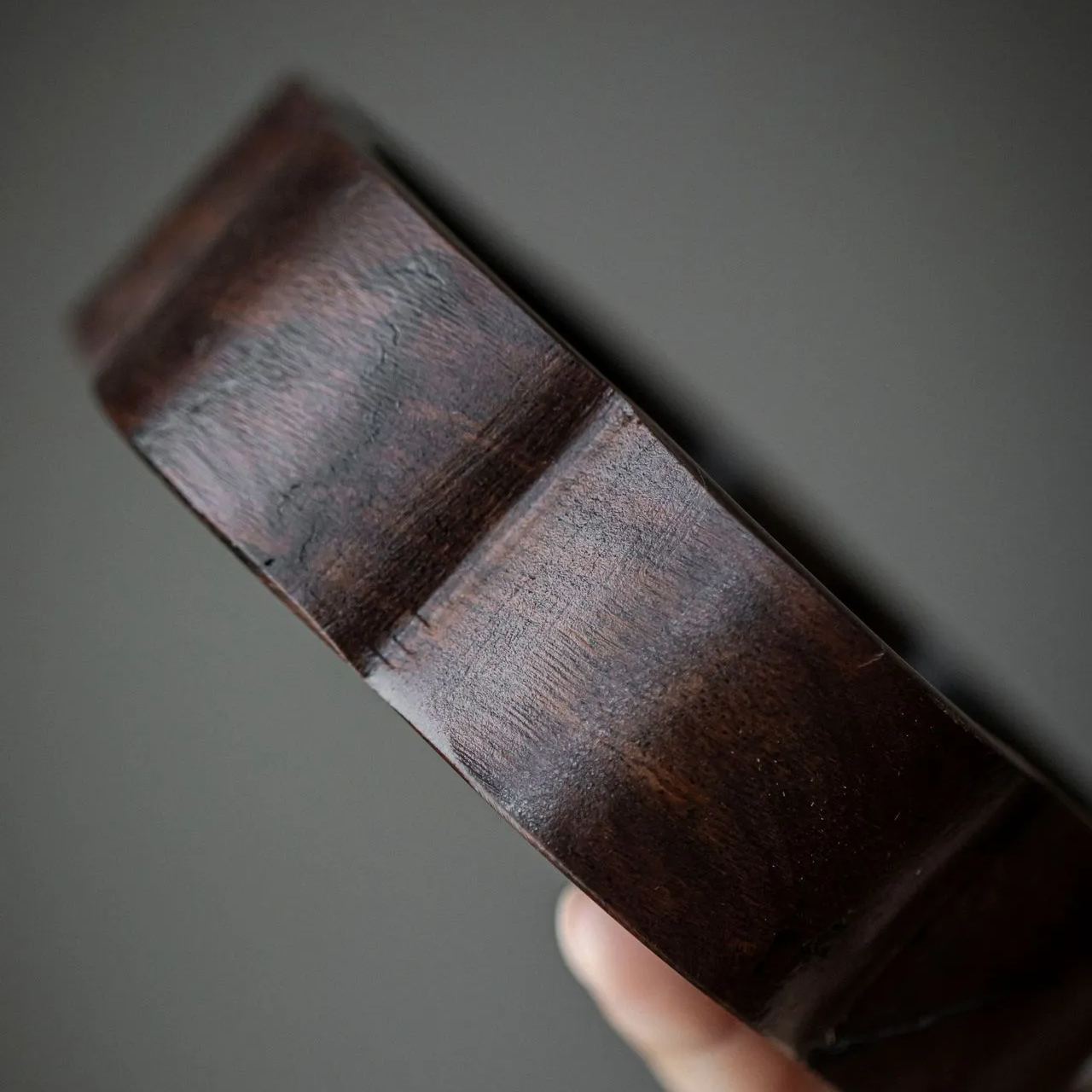 "Wood Talk" - Handmade Solid Ebonized Wood Tea Tray-TeaTsy Official Website