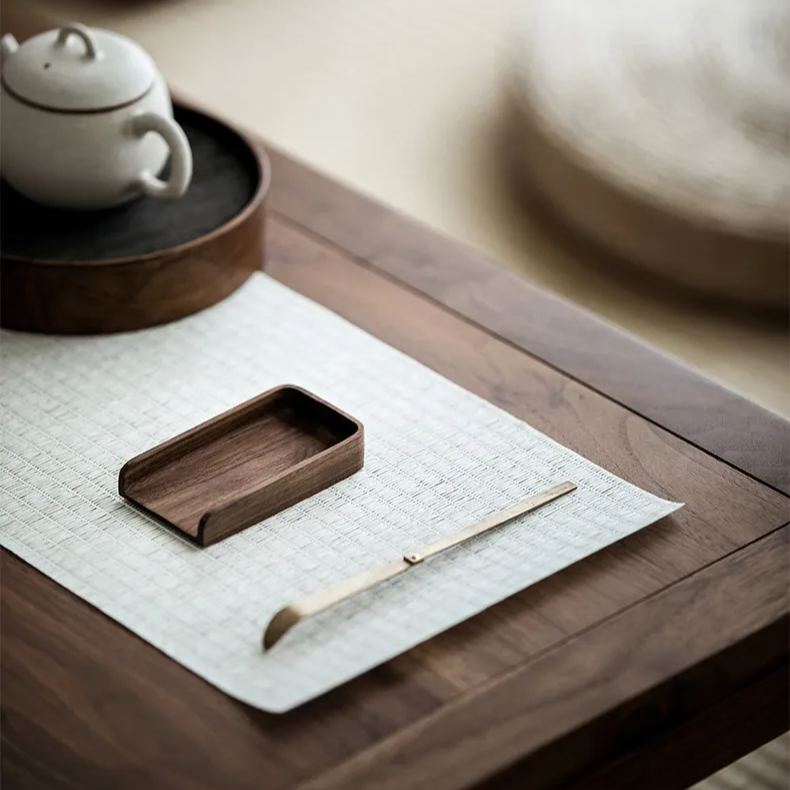 "Wood Talk" - Handmade Solid Ebonized Wood Tea Spoon/Cha Ze-TeaTsy Official Website