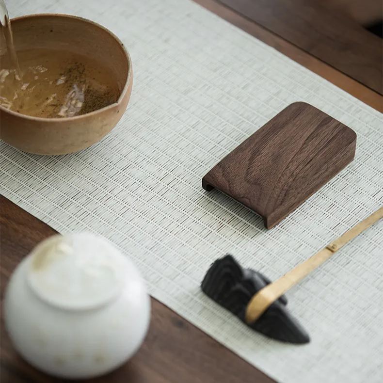 [Gift Season FLASH Deal]"Wood Talk" - Handmade Solid Ebonized Wood Tea Spoon/Cha Ze-TeaTsy Official Website