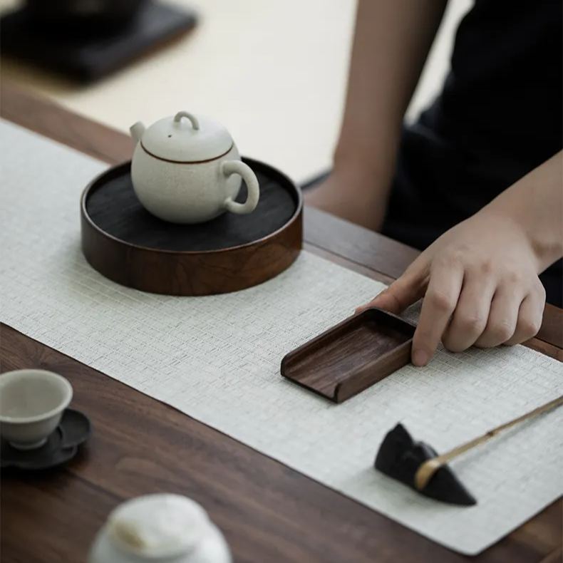 [Gift Season FLASH Deal]"Wood Talk" - Handmade Solid Ebonized Wood Tea Spoon/Cha Ze-TeaTsy Official Website