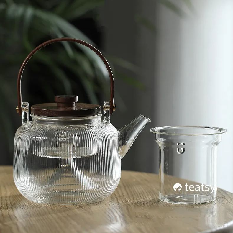 [SALE]Serendipity - High-grade Borosilicate Heat-Resistant Glass Mini  Teapot (120ml)