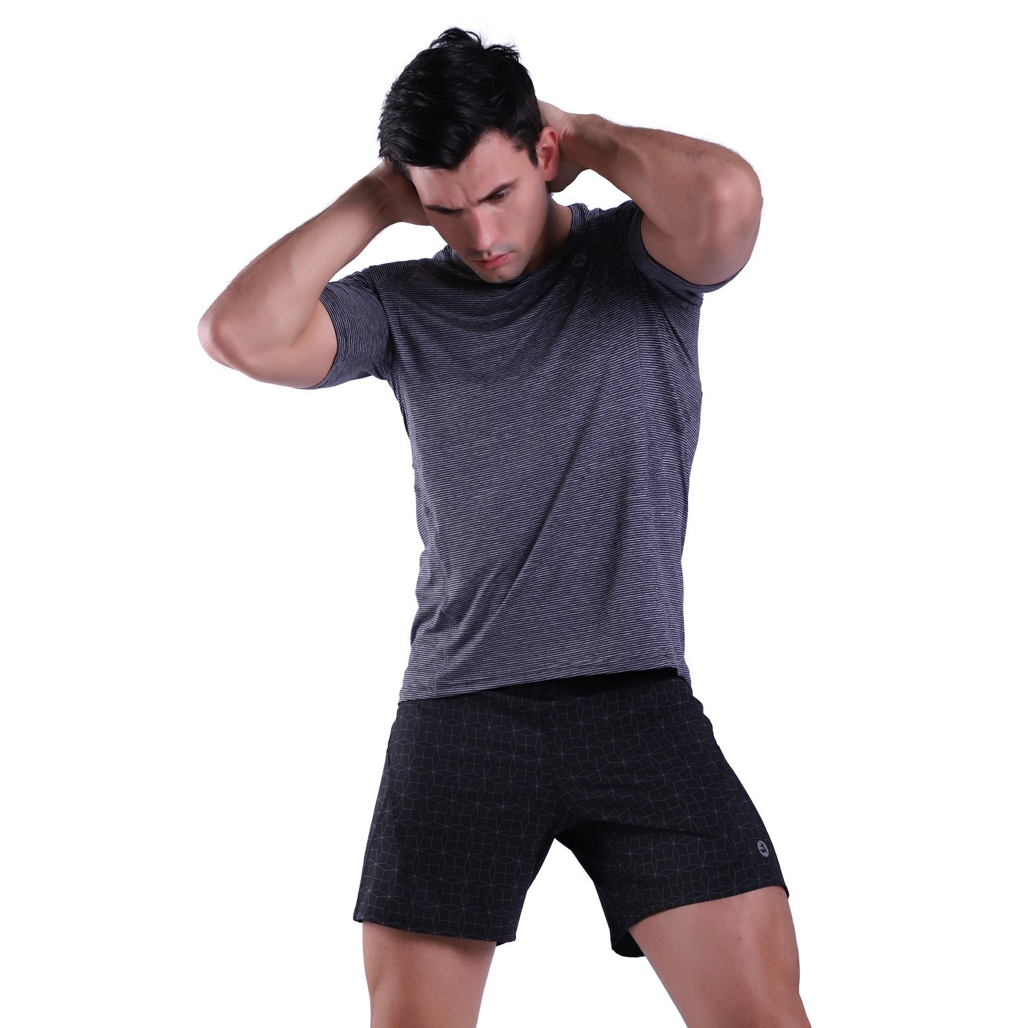 Quick Dry Compression Men's Short Sleeve T-Shirts Running Shirt
