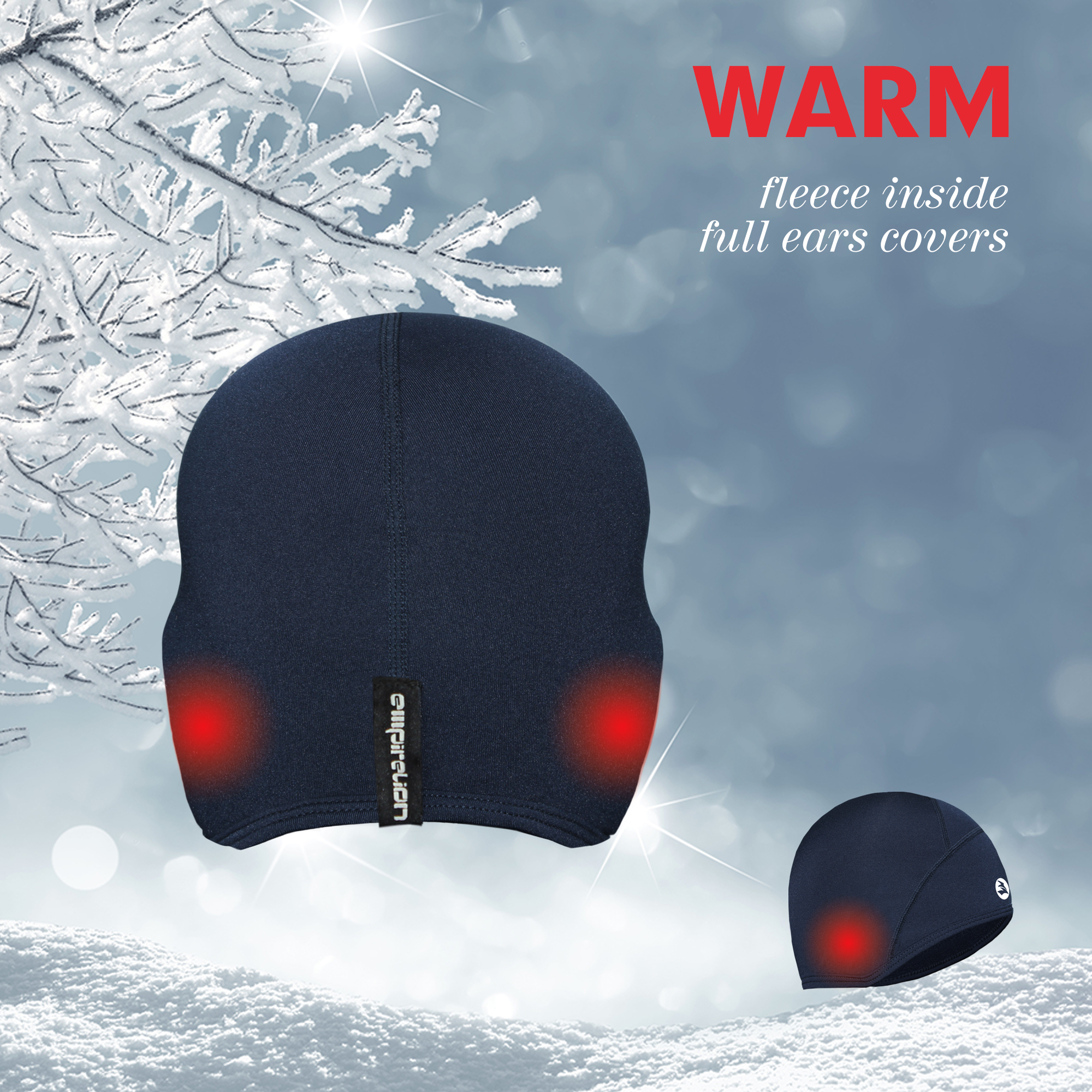 Winter Hat Thermal Running Sports Hats Soft Stretch Fitness Warm Ear Cover Snowboard Hiking Cycling Ski Windproof Cap Men Women Gray