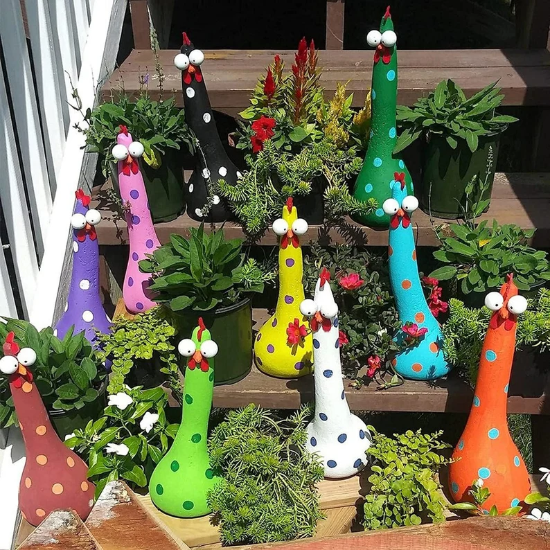 Yard Art Decor Chicken