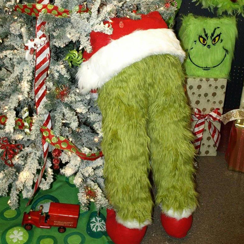 Christmas Grouch Butt Stand Up Home Tree Decoration