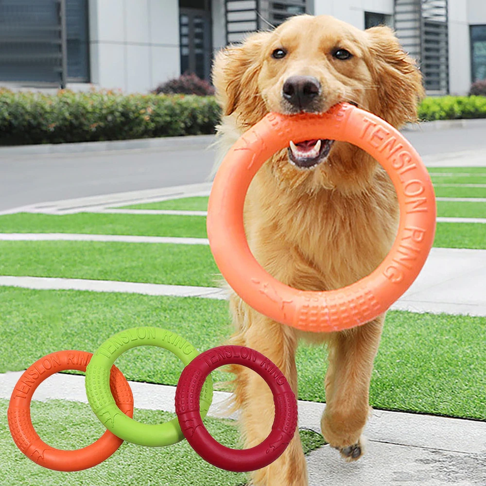 RobustRing™ - 4-in-1 Indestructible Dog Ring Toy (For Aggressive Chewe