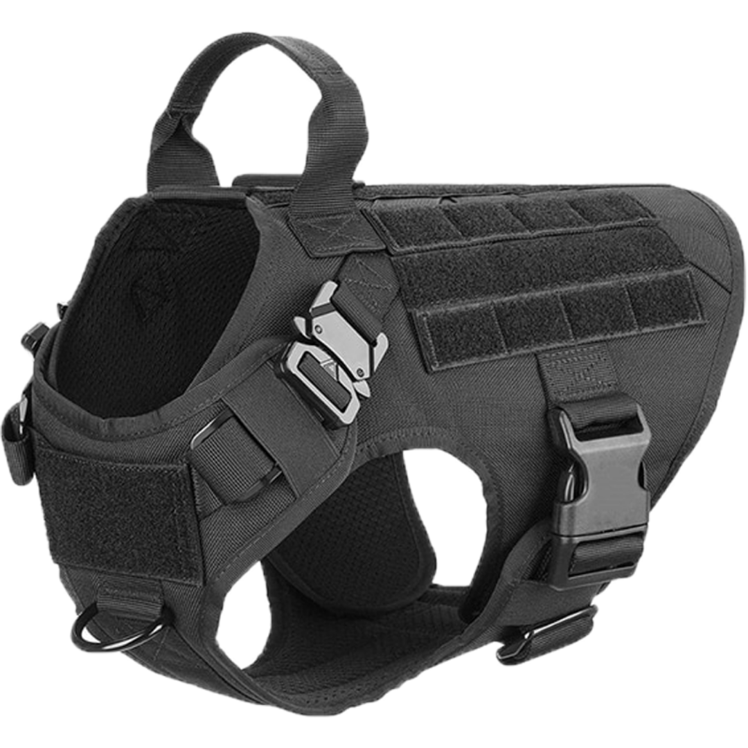 NEW Upgraded Heavy-Duty Tactical No-Pull Dog Harness
