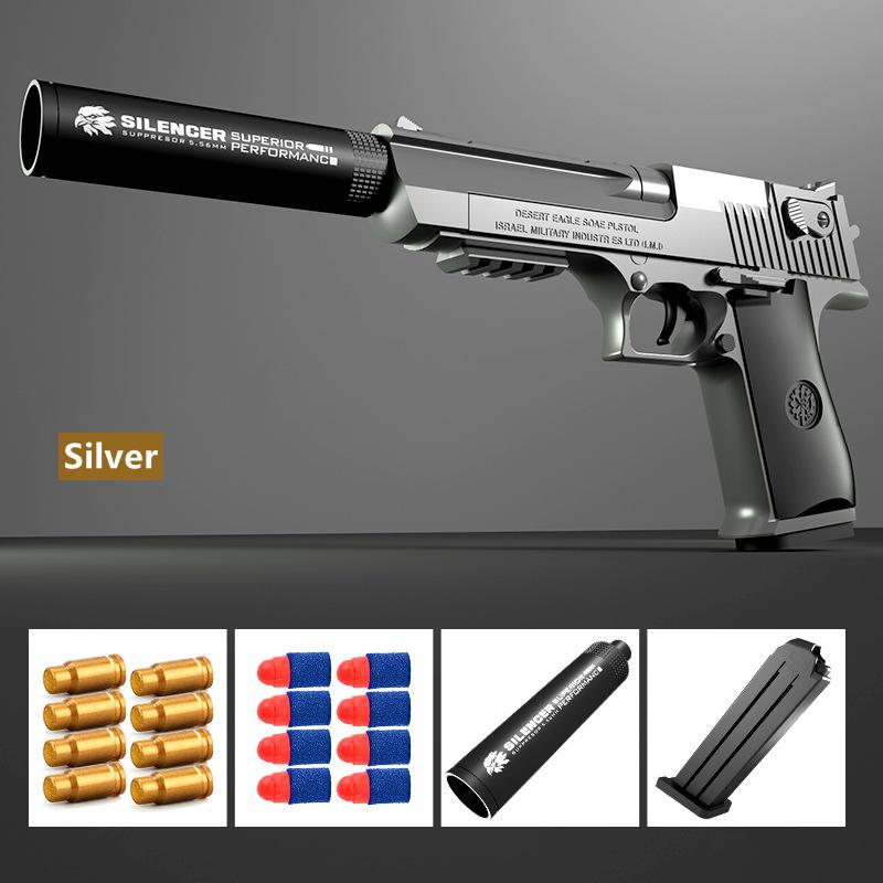 ð¥Glock & M1911 & Desert Eagle Shell Ejection Soft Bullet Toy Gun
