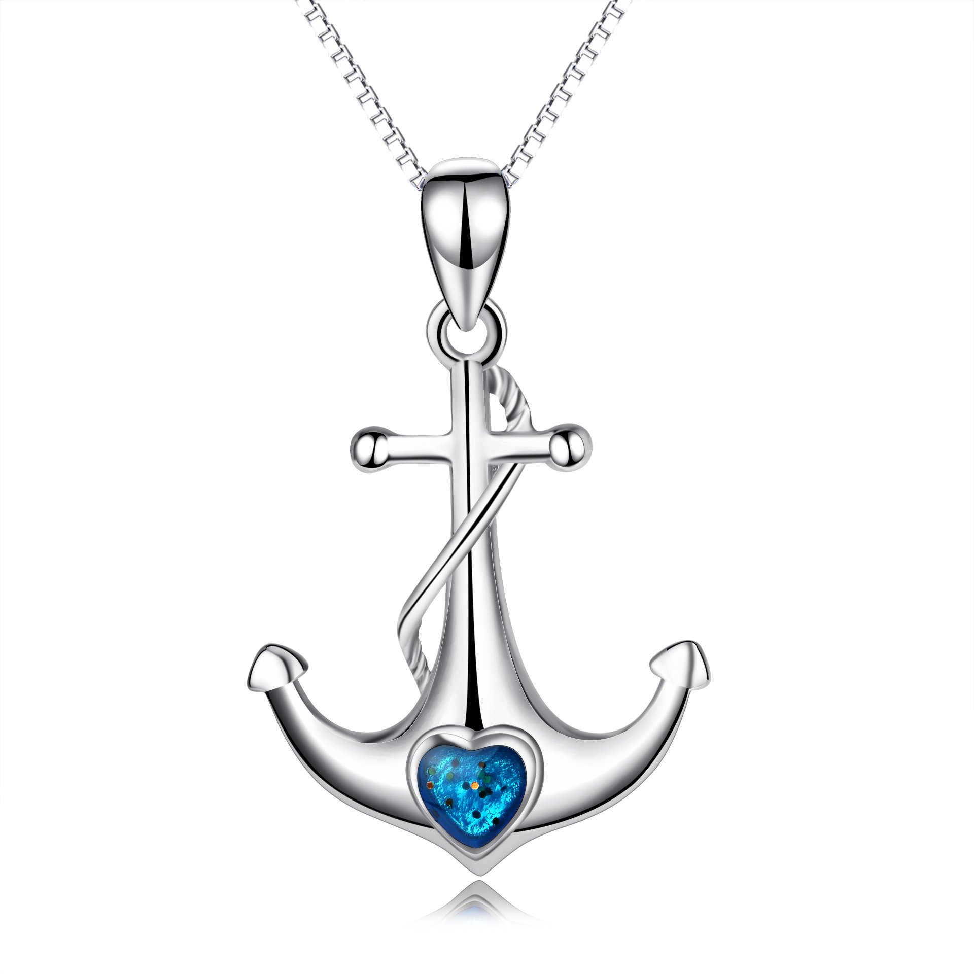 Follow Your Heart Anchor Necklace