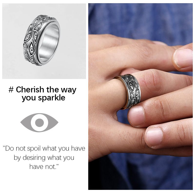 Cherish the Way You Sparkle Evil Eye Ring