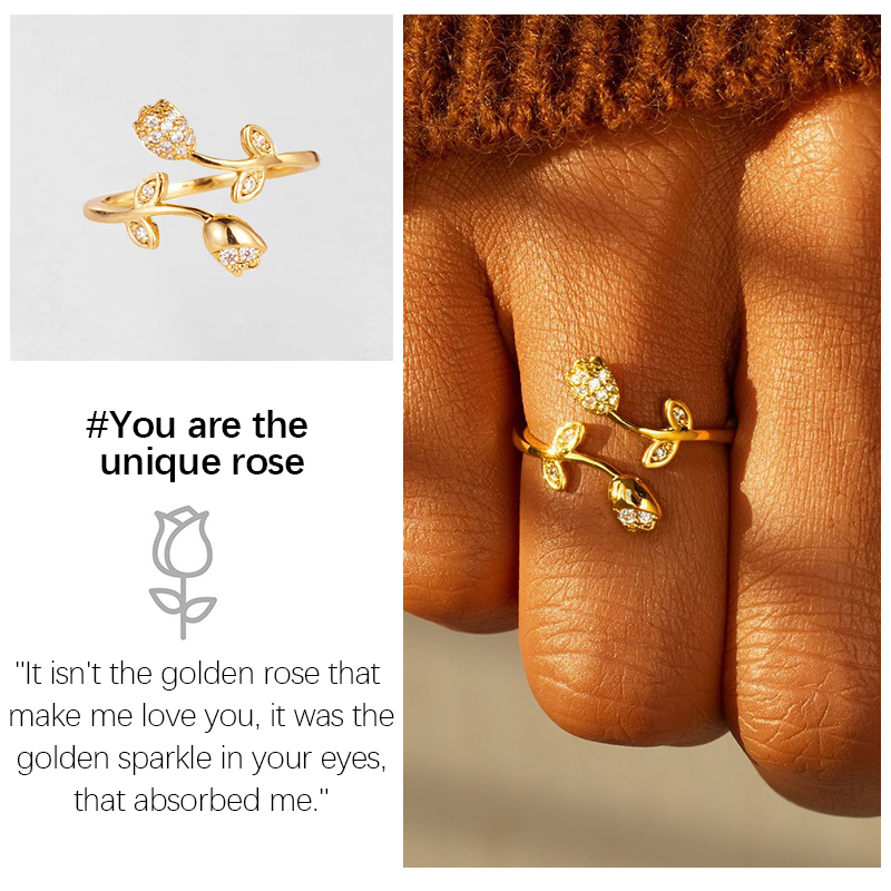 You Are The Unique Rose Ring