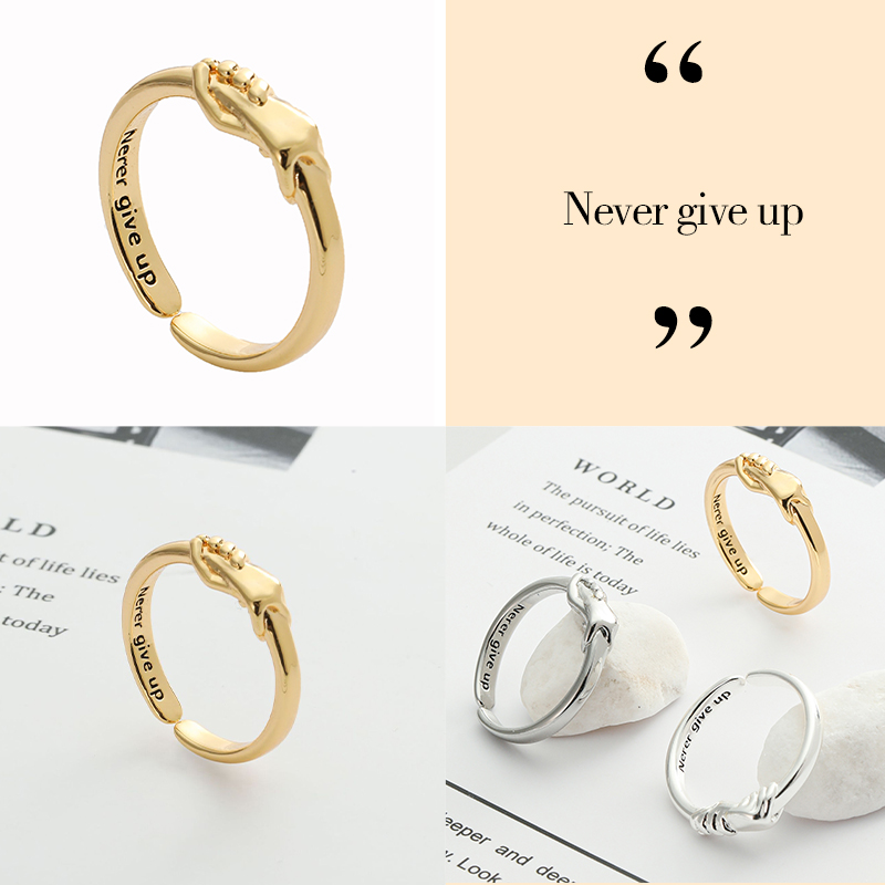 (Free Only Today) Never Give Up Hug Ring