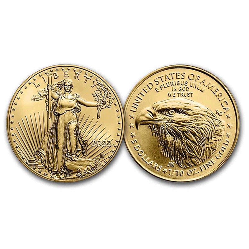 ✈️BUY 10 FREE SHIPPING✈️--2022 1 oz Canadian Gold Maple Leaf $50 Coin
