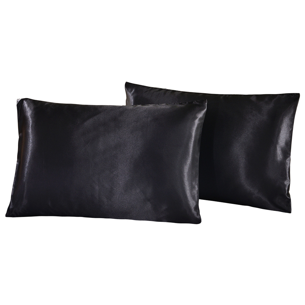 14 colors--A Pair Of Cool Ice Silk Pillow Case