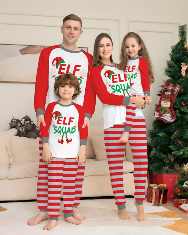 Moveposition™ Striped Christmas Parent-Child Pajamas Sets-Move Position