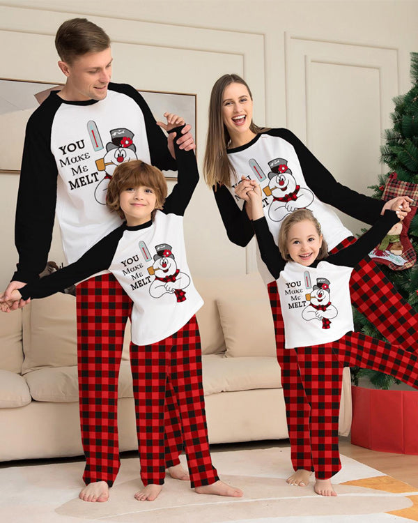 Moveposition™ Snowman Alphabet Christmas Pajamas Sets-Move Position