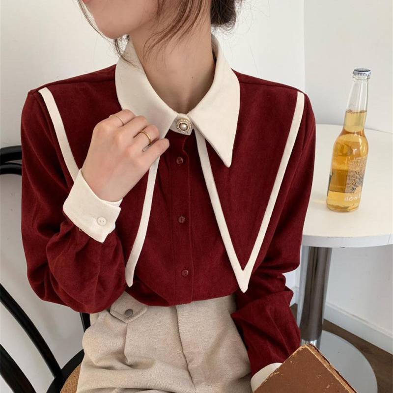 Lovely Look Collared Blouse-Move Position