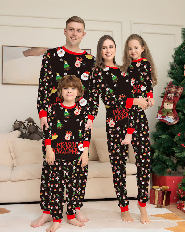 Moveposition™ Santa's Christmas Family Matching Long-sleeve Pajamas Sets-Move Position