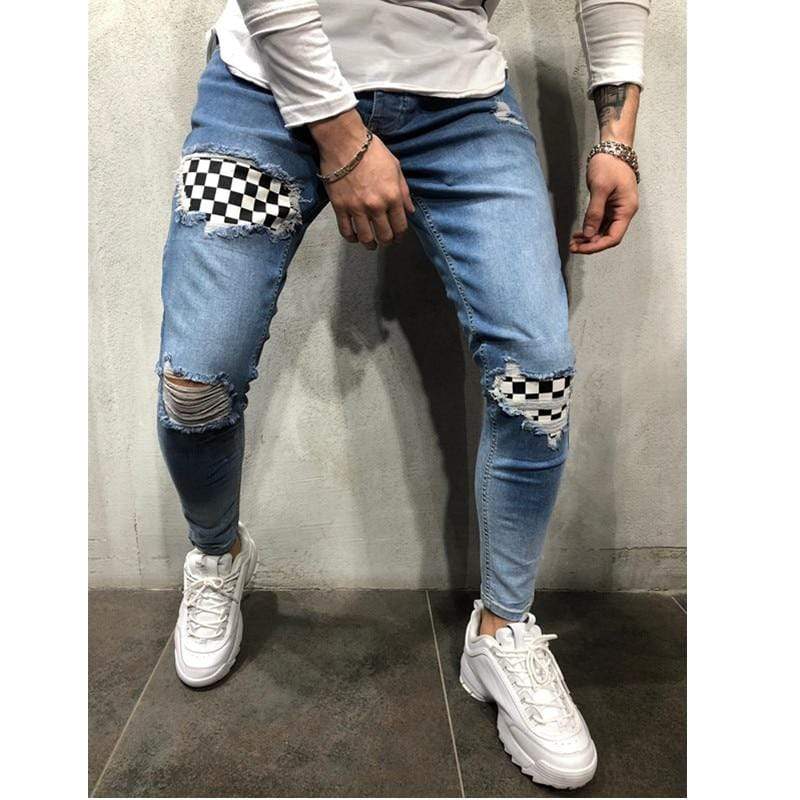 XCHEQUERED Jeans-Move Position