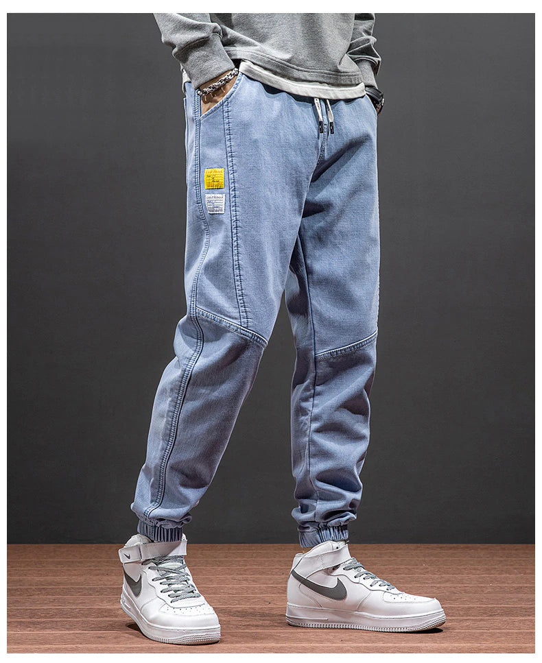 enzo cargo jeans