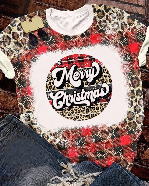 Moveposition™ Merry Christmas Bleached Shirt-Move Position