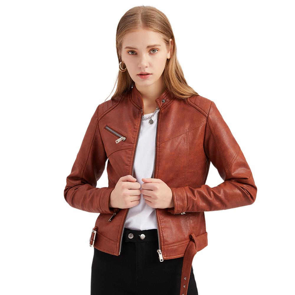 LADY SHORT JACKET SPRING JACKET MOTOR BIKER-colinskeirs