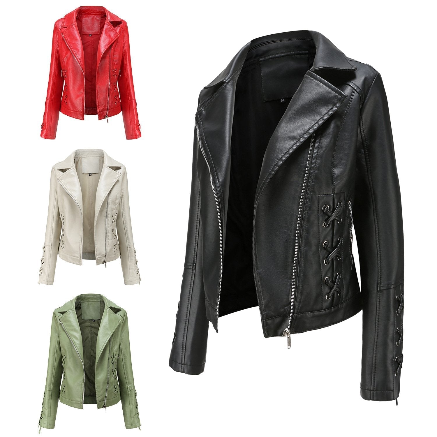 Women's Plush Leather Jacket-colinskeirs