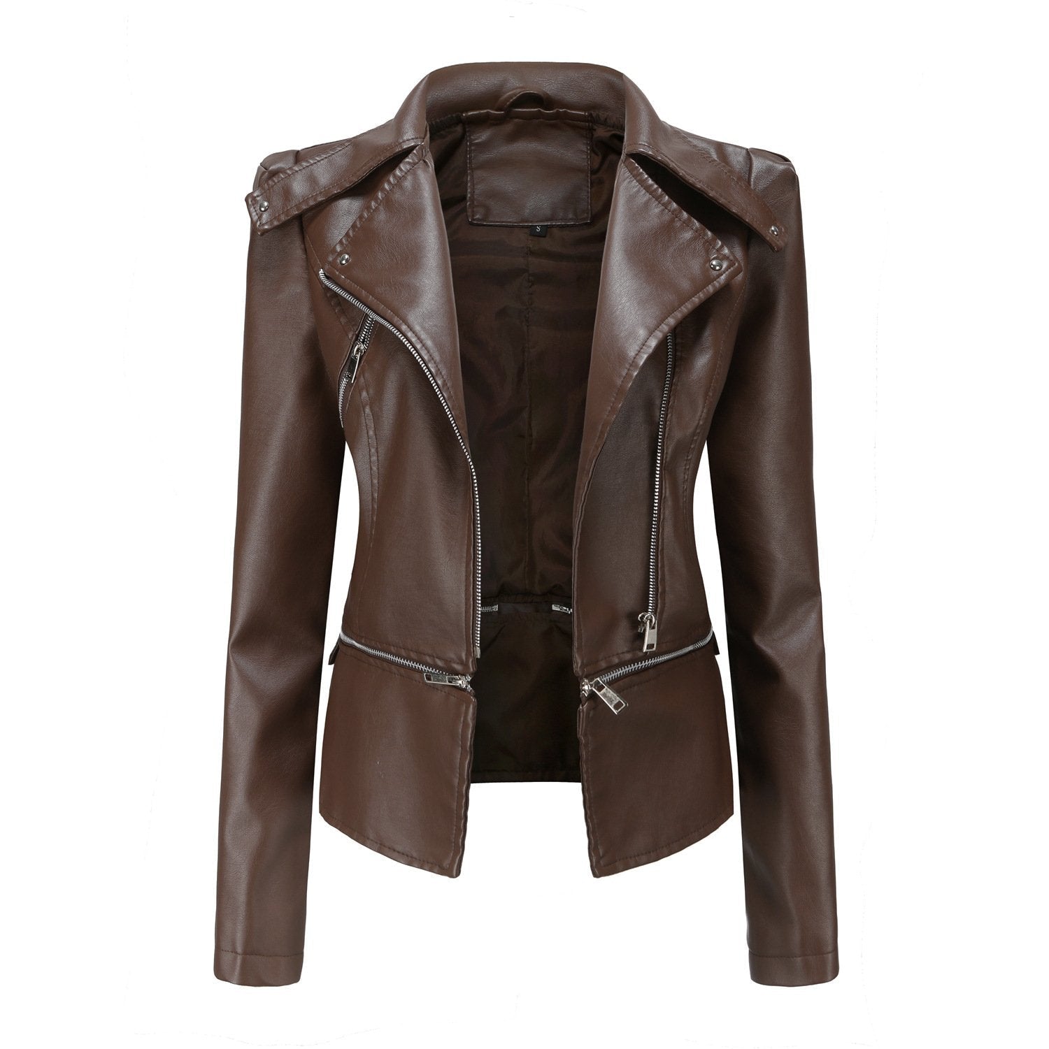 Zipper Soft Leather Jacket-colinskeirs