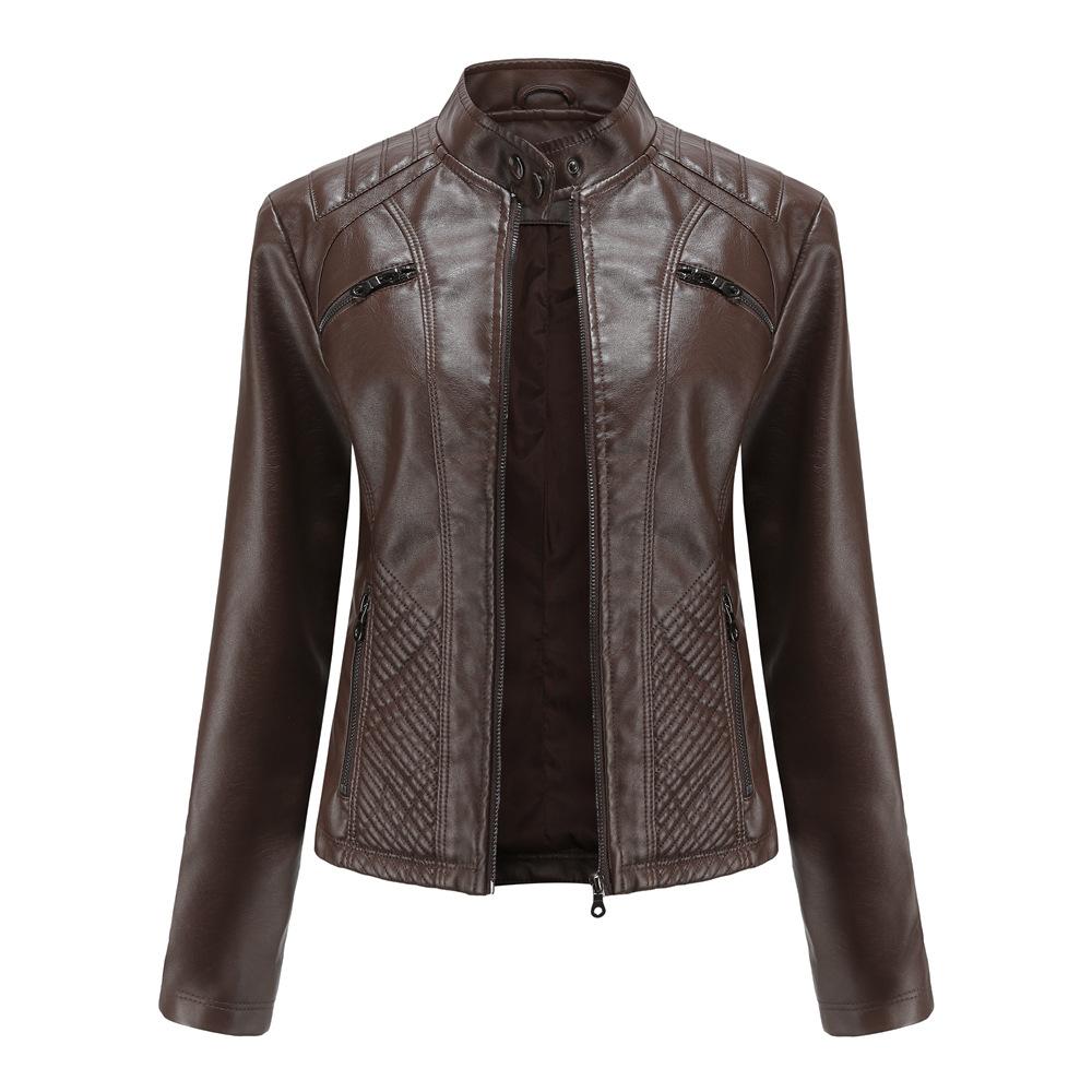 Lady Short Jacket Spring Jacket Motor Biker-colinskeirs