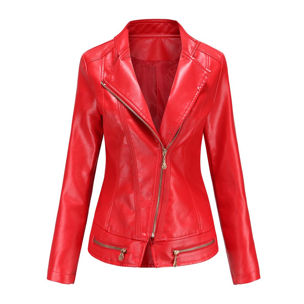 Women's Plush Leather Jacket-colinskeirs