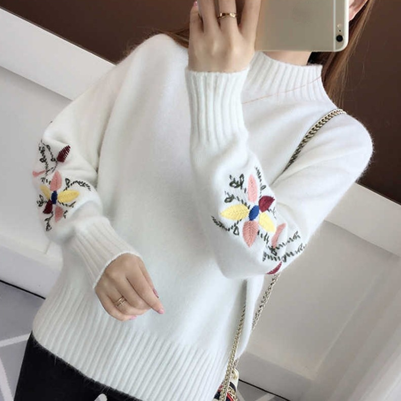 Cashmere Embroidered Knit Sweater-colinskeirs