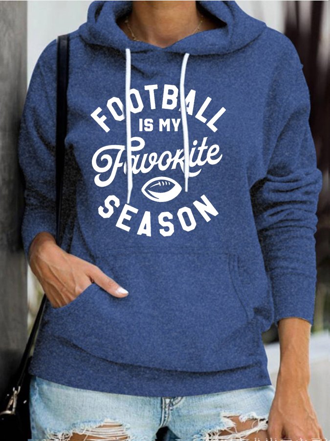 Football is My Favorite Season Casual Hoodie-colinskeirs