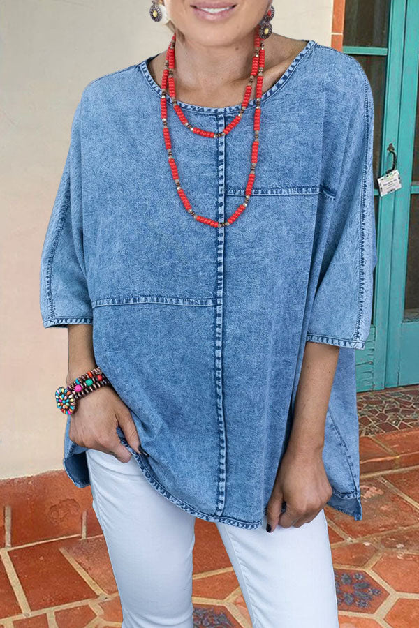 Classic Panel Denim Top-colinskeirs