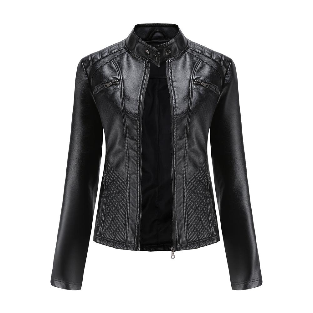 Lady Short Jacket Spring Jacket Motor Biker-colinskeirs