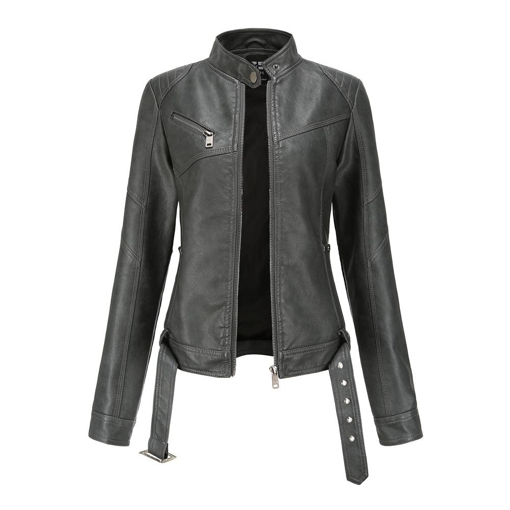 LADY SHORT JACKET SPRING JACKET MOTOR BIKER-colinskeirs